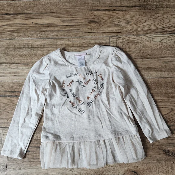 Little Lass 3-piece Metallic Heart Full of Love Jacket/Shirt/Pants Set Size 3T - Picture 7 of 16